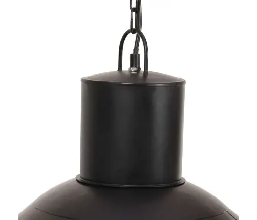 Griestu Lampa, Melna, Apaļa, 25 W, 48 Cm, E27 Vidaxl