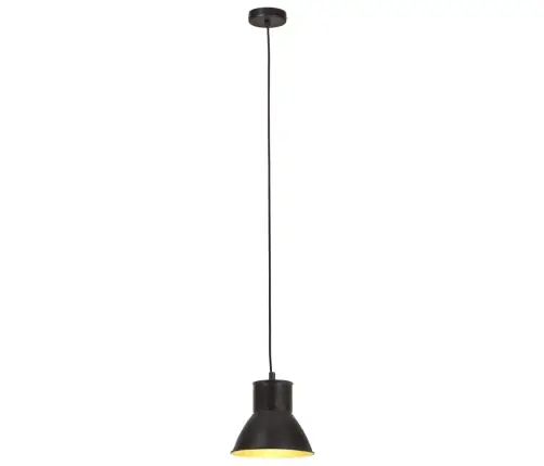 Griestu Lampa, Melna, Apaļa, 25 W, 17 Cm, E27 Vidaxl
