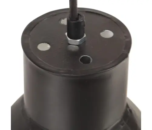 Griestu Lampa, Melna, Apaļa, 25 W, 17 Cm, E27 Vidaxl