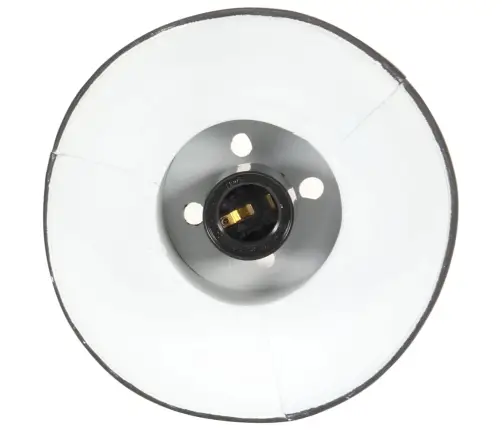 Griestu Lampa, Melna, Apaļa, 25 W, 17 Cm, E27 Vidaxl