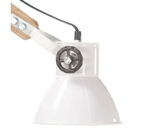 Sienas Lampa, Industriāls Stils, Balta, Apaļa, E27 Vidaxl