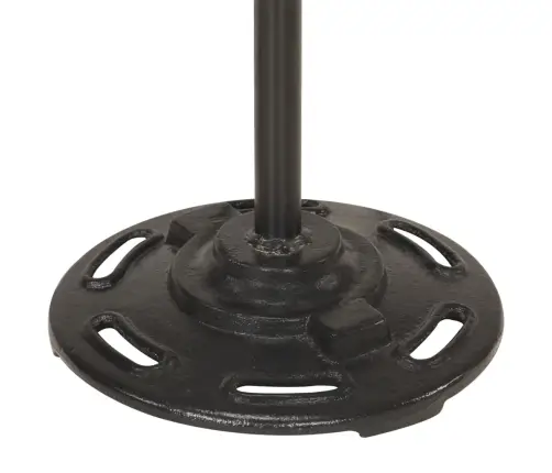 Grīdas Lampa Ar 2 Abažūriem, Sudraba Krāsā, E27, Čuguns Vidaxl