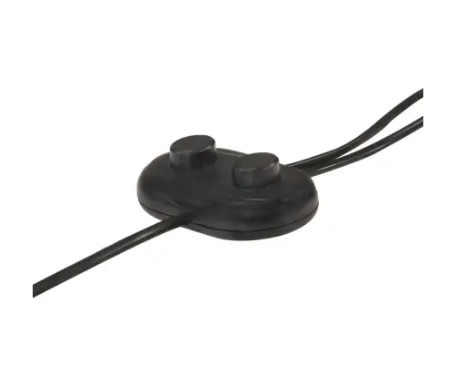 Grīdas Lampa Ar 2 Abažūriem, Sudraba Krāsā, E27, Čuguns Vidaxl