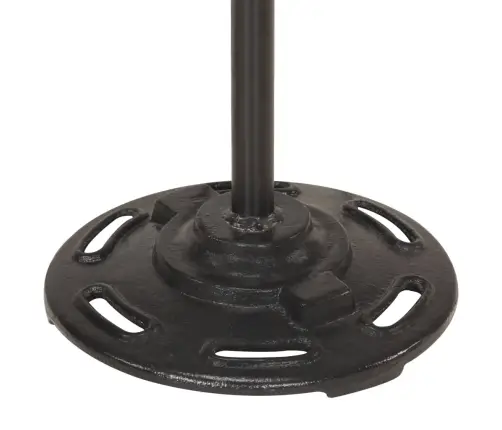 Grīdas Lampa Ar 2 Abažūriem, Melna, E27, Čuguns Vidaxl