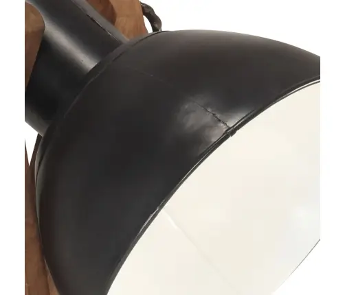 Grīdas Lampa, Melna, Mango Masīvkoks, E27 Vidaxl