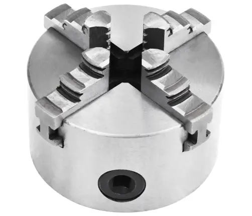 Tekinimo Staklių Griebtuvas, Plienas, 100Mm, 4 Žiotys