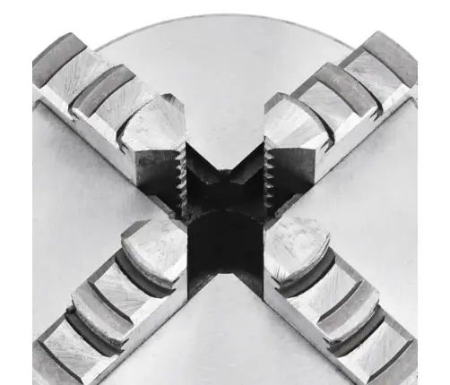 Tekinimo Staklių Griebtuvas, Plienas, 100Mm, 4 Žiotys