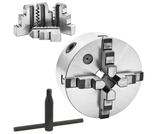 4 Žokļu Patrona, Pašcentrējoša, 160 Mm, Tērauds Vidaxl