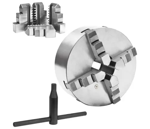 4 Žokļu Patrona, Pašcentrējoša, 200 Mm, Tērauds Vidaxl