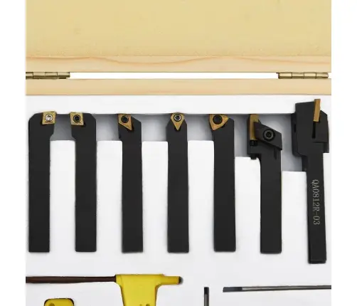 12-Daļīgs Virpošanas Griežņu Komplekts, 8X8 Mm, 70 Mm Vidaxl