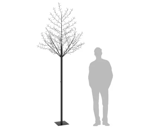 Ziemassvētku Koks, 600 Led, Zila Gaisma, Ķirsis, 300 Cm Vidaxl