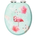 Tualetes Poda Sēdeklis, Lēni Aizverams, Mdf, Flamingo Dizains Vidaxl