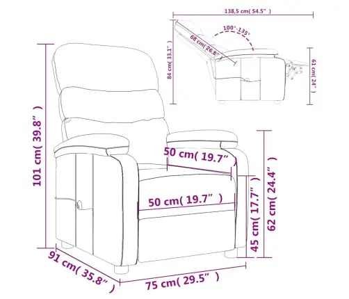 Masāžas Krēsls, Gaiši Pelēks Audums Vidaxl
