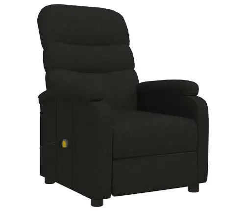 Masāžas Krēsls, Melns Audums Vidaxl