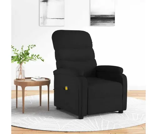 Masāžas Krēsls, Melns Audums Vidaxl