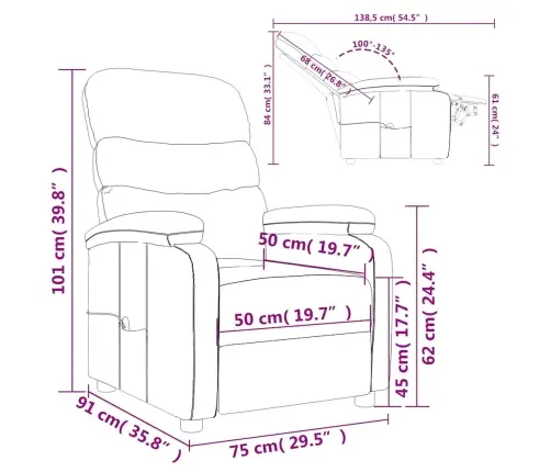 Masāžas Krēsls, Pelēkbrūns Audums Vidaxl