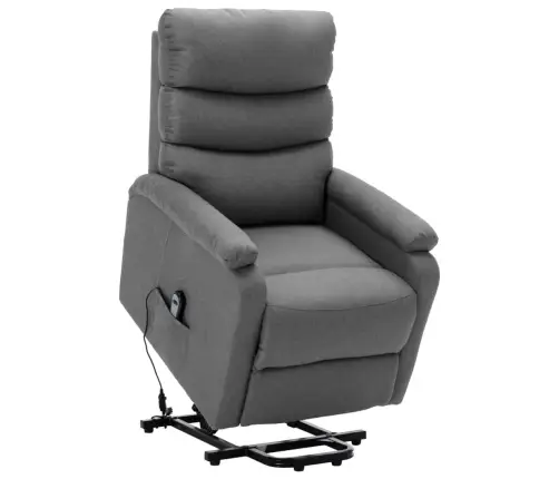 Atsistojantis Krėslas, Šviesiai Pilkos Spalvos, Audinys