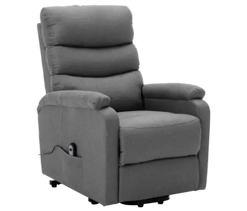 Atsistojantis Krėslas, Šviesiai Pilkos Spalvos, Audinys