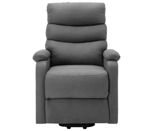 Atsistojantis Krėslas, Šviesiai Pilkos Spalvos, Audinys