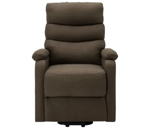 Atpūtas Krēsls, Paceļams, Brūns Audums Vidaxl