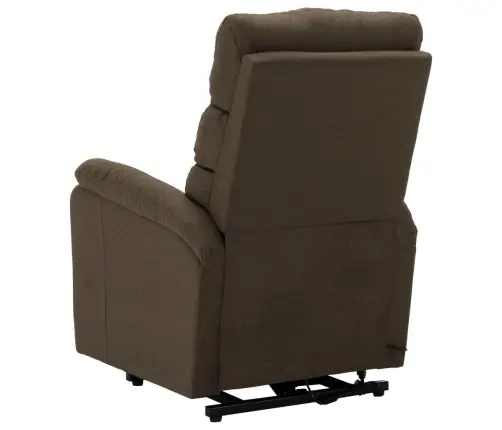 Atpūtas Krēsls, Paceļams, Brūns Audums Vidaxl