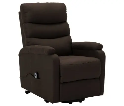 Püsti Tõusmist Toetav Tugitool, Tumepruun, Kangas