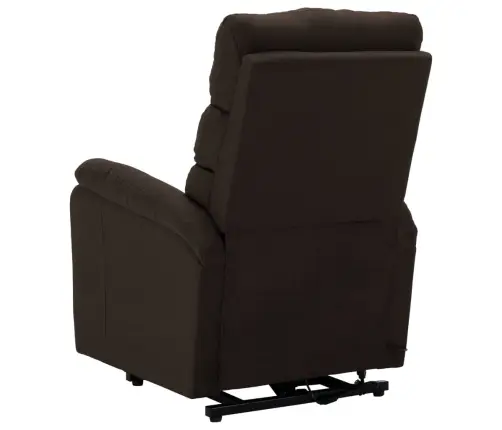 Püsti Tõusmist Toetav Tugitool, Tumepruun, Kangas