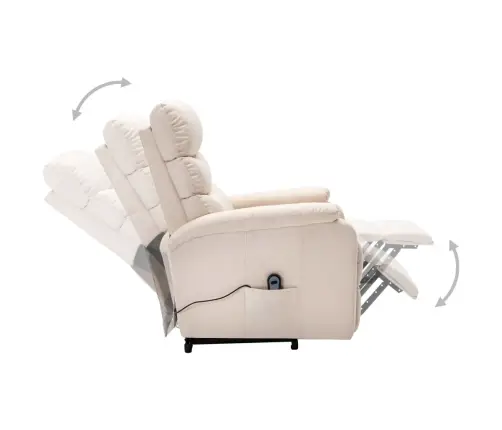 Püsti Tõusmist Toetav Tugitool, Kreemjas, Kangas