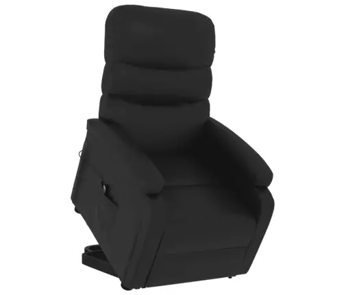 Püsti Tõusmist Toetav Tool, Must, Kunstnahk