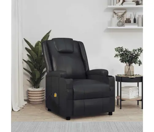 Masāžas Krēsls, Melna Mākslīgā Āda Vidaxl