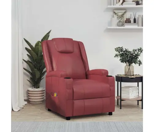 Massaažitool, Veinipunane, Kunstnahk