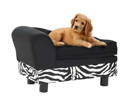 Dīvāns Suņiem, Melns, 57X34X36 Cm, Plīšs Vidaxl