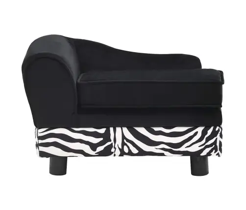 Dīvāns Suņiem, Melns, 57X34X36 Cm, Plīšs Vidaxl