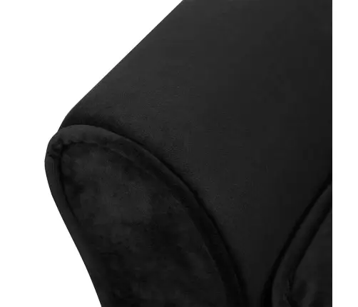 Dīvāns Suņiem, Melns, 57X34X36 Cm, Plīšs Vidaxl