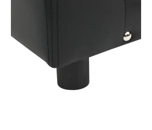 Lova Šunims, Juoda, 81X43X31cm Pliušas Ir Dirbtinė Oda