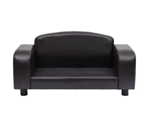 Suņu Dīvāns, Brūns, 80X50X40 Cm, Mākslīgā Āda Vidaxl