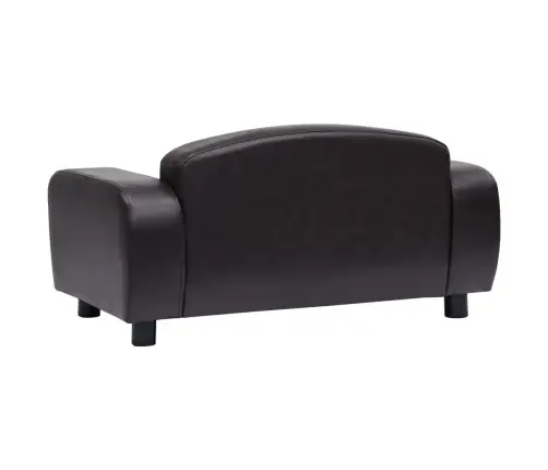 Suņu Dīvāns, Brūns, 80X50X40 Cm, Mākslīgā Āda Vidaxl