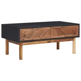 Kohvilaud, 90 X 50 X 40 cm Toekas Akaatsiapuit Ja Mdf