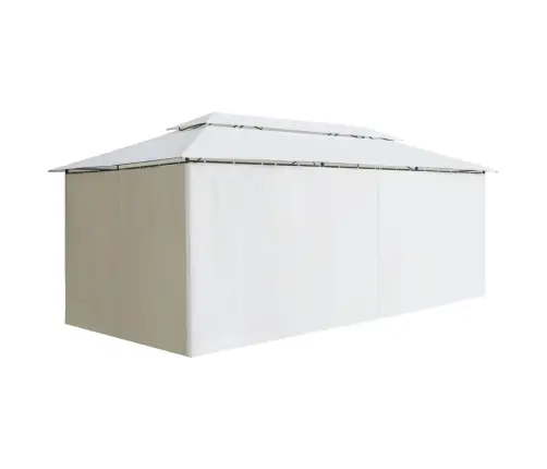 Varikatus Kardinatega, 600 X 298 X 270 cm Valge, 180 G/M²