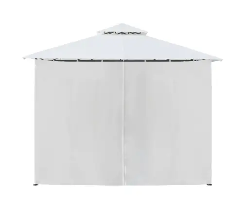 Varikatus Kardinatega, 600 X 298 X 270 cm Valge, 180 G/M²