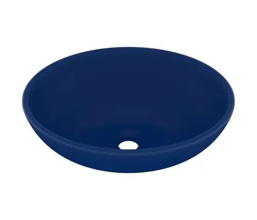 Valamu, Ovaalne, Matt, Tumesinine, 40 X 33 cm Keraamiline