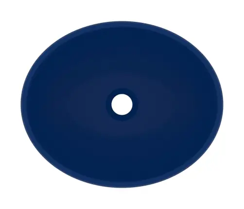 Valamu, Ovaalne, Matt, Tumesinine, 40 X 33 cm Keraamiline