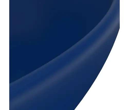 Valamu, Ovaalne, Matt, Tumesinine, 40 X 33 cm Keraamiline