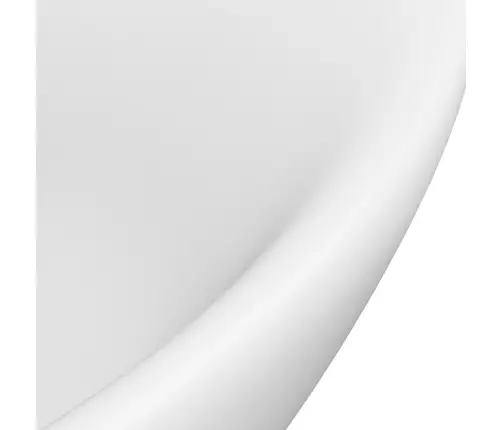 Prabangus Praustuvas, Matinis Baltas, 58,5X39cm Keramika