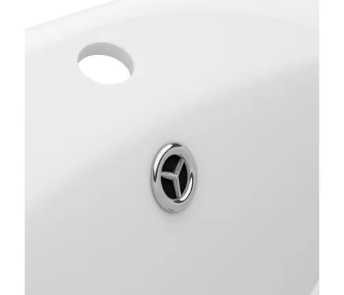 Prabangus Praustuvas, Matinis Baltas, 58,5X39cm Keramika