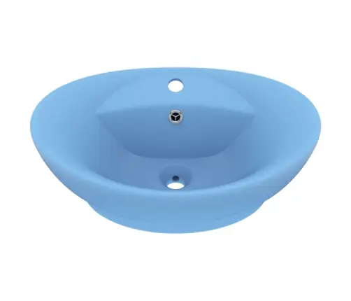 Prabangus Praustuvas, Matinis Mėlynas, 58,5X39cm Keramika Prabangus Praustuvas, Matinis Mėlynas, 58,5X39cm Keramika