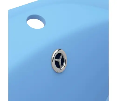 Prabangus Praustuvas, Matinis Mėlynas, 58,5X39cm Keramika Prabangus Praustuvas, Matinis Mėlynas, 58,5X39cm Keramika