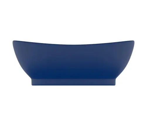 Prabangus Praustuvas, Matinis Mėlynas, 58,5X39cm Keramika