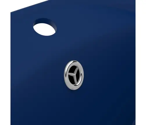 Prabangus Praustuvas, Matinis Mėlynas, 58,5X39cm Keramika