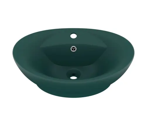 Prabangus Praustuvas, Matinis Žalias, 58,5X39cm Keramika